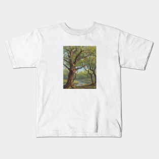 Apple Picture Meadow Beautiful Vintage Retro Kids T-Shirt